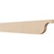 Ekena Millwork 2in. W x 6in. H x 36in. L Del Monte Woodgrain TimberThane Rafter Tail, Primed Tan RFTUR02X06X36DELRCPR - alternate 1